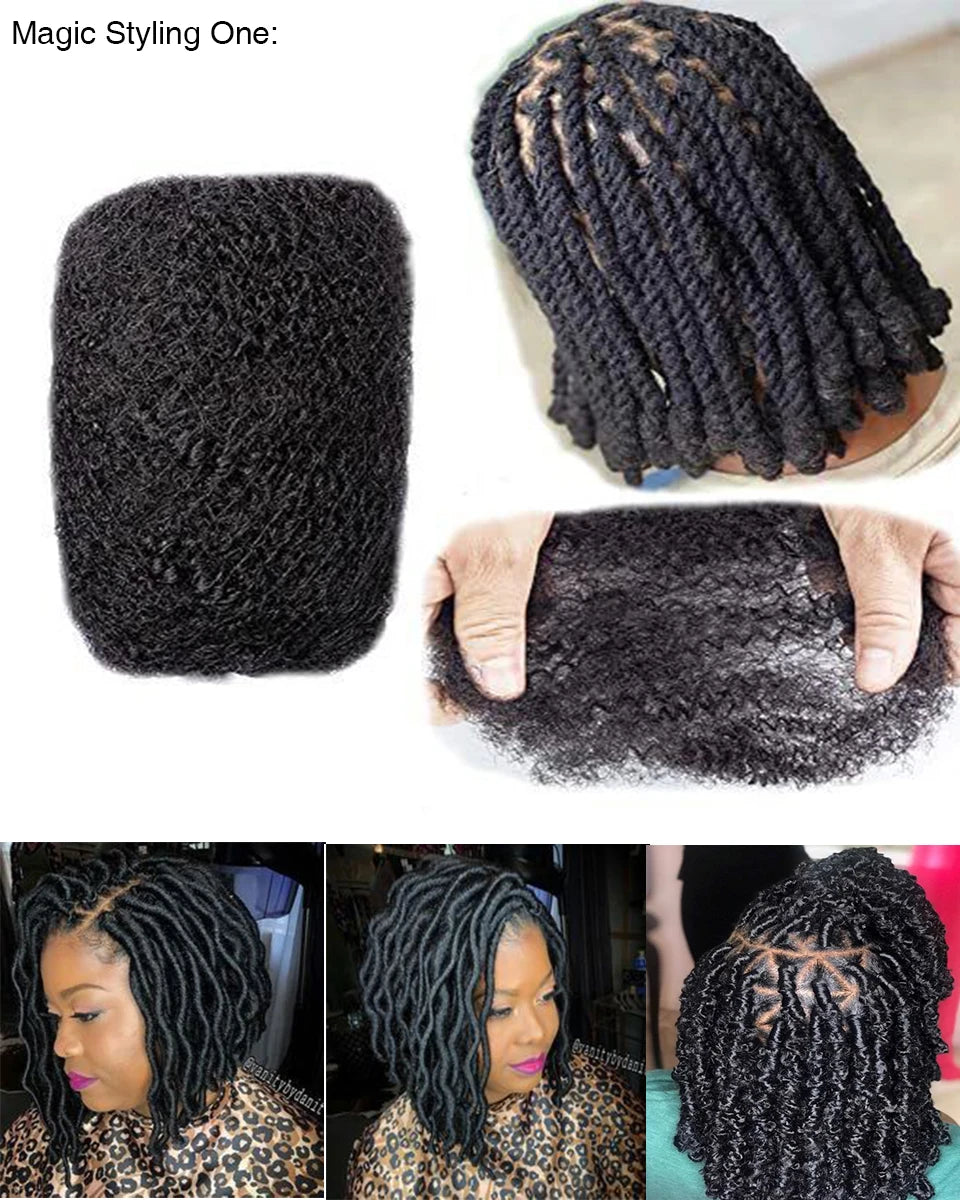 Brazilian Remy Hair Afro Kinky Bulk Human Hair for Dreadlocks Extensions Repair Locs Crochet Braid hair Afro Kinky Bulk