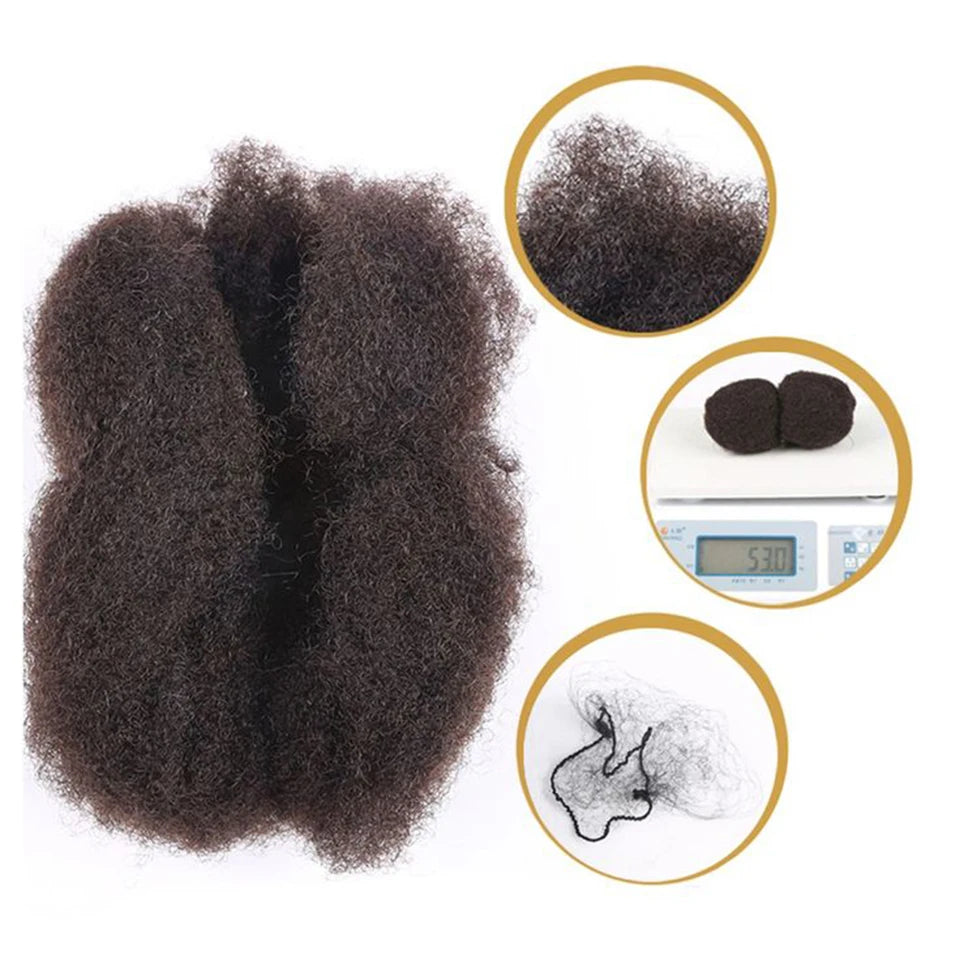 Brazilian Remy Hair Afro Kinky Bulk Human Hair for Dreadlocks Extensions Repair Locs Crochet Braid hair Afro Kinky Bulk