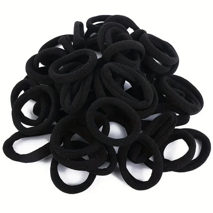 High Elastic Hair Bands For Girls Black Hairband Rubber Ties Ponytail Holder Scrunchies Kids Hair Accessories