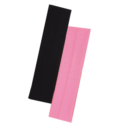 2PCS/Set Sports Yoga Hair Band Solid Running Absorb Sweat Headband For Women Men Fitness Gym Make Up Hair Accessories Headwrap