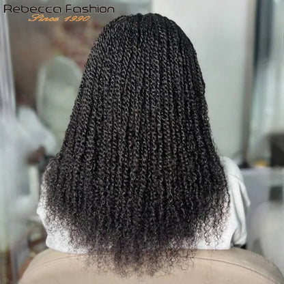 QVR Remy Afro kinky Curly Bulk Human Hair For Braiding Dreadlock Extension Loc Repair Mini Twist 50grams/pc Natural Braids Hair