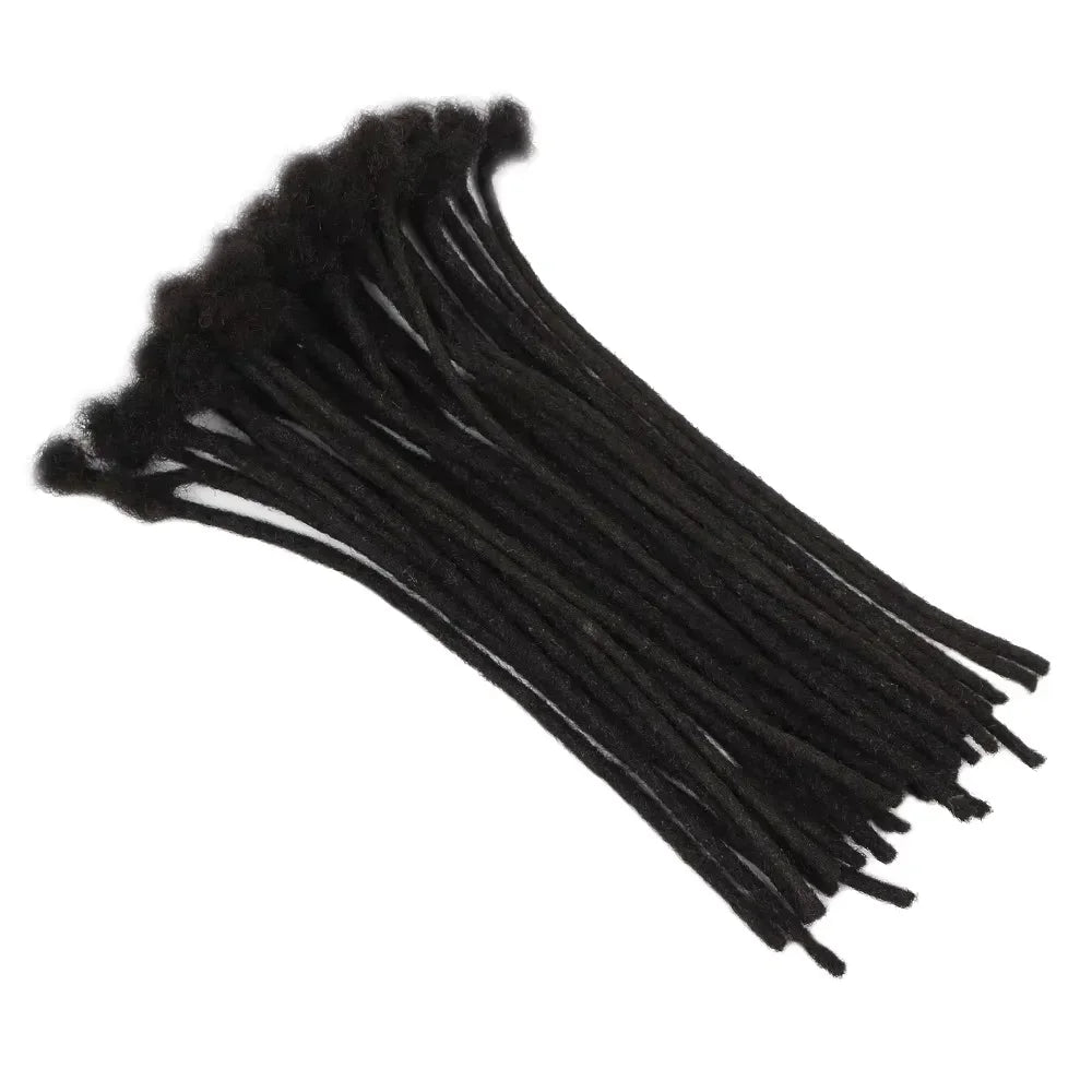 Rebecca Kinky Straight Human Hair Dreadlocks Loc Extensions Wholesale Crochet Braids Remy Hair Extensions 10 20 40 60 Strands