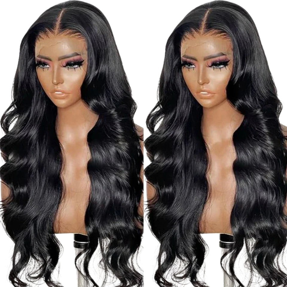 Black Hair Body Wavy 13x5x1 T Part Lace Front 100% Human Hair Wigs For Women Brazilian Remy Hair Body Wave Glueless