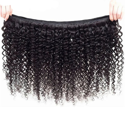 RitzWigs Peruvian Kinky Curly Hair Bundles – 100% Remy Human Hair, 1/3/4 Pcs, Natural Extensions