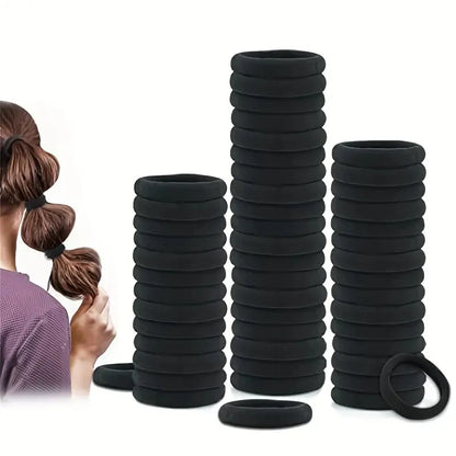 High Elastic Hair Bands For Girls Black Hairband Rubber Ties Ponytail Holder Scrunchies Kids Hair Accessories