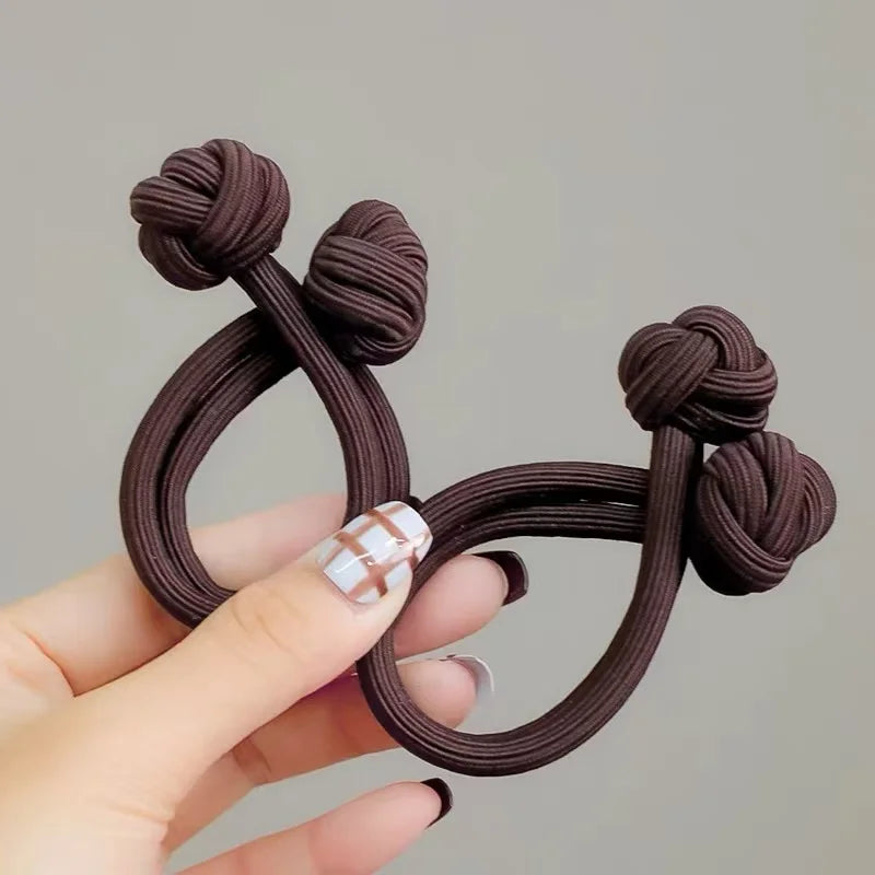 Simplicity Stretch Rubber Hair Ties for Women High Elasticity Fashion Girl Head Rope Scrunchie Hair Accessories