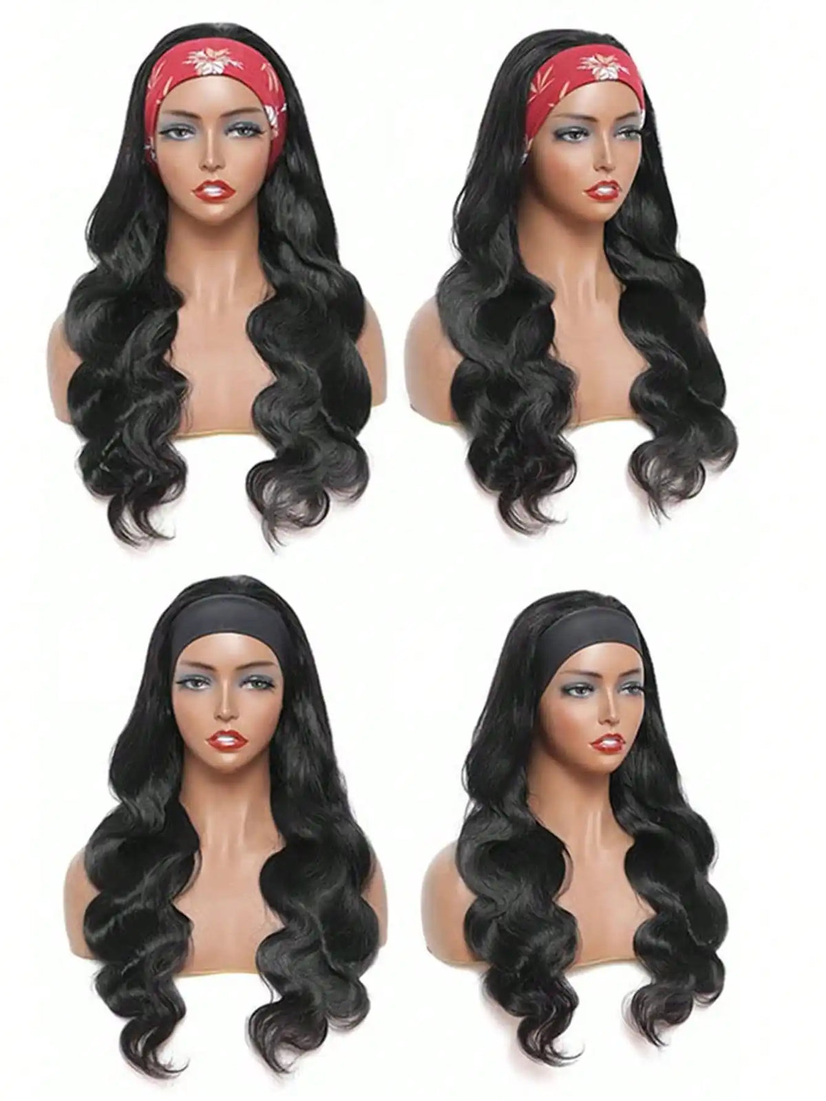Body Wave Headband Wig Human Hair Wigs For Women Brazilian Virgin Hair Wear And Go Glueless Wigs 150% Density Easy Wear
