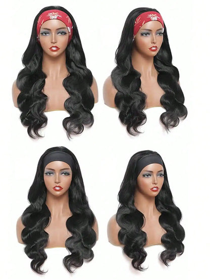 Body Wave Headband Wig Human Hair Wigs For Women Brazilian Virgin Hair Wear And Go Glueless Wigs 150% Density Easy Wear