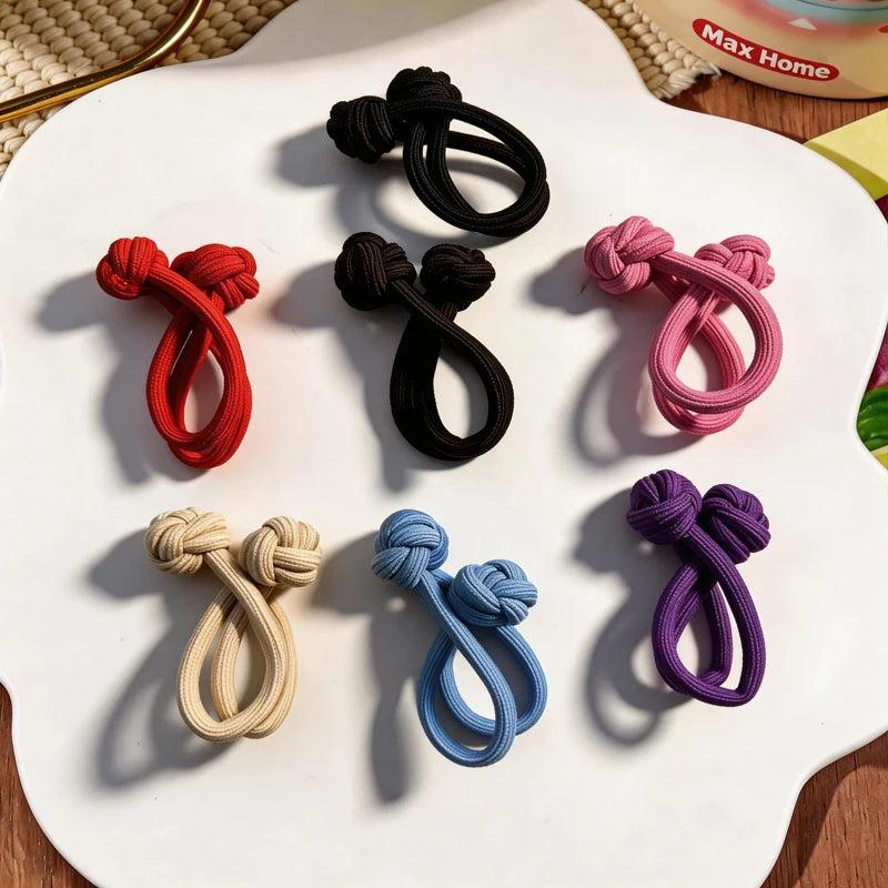 Simplicity Stretch Rubber Hair Ties for Women High Elasticity Fashion Girl Head Rope Scrunchie Hair Accessories