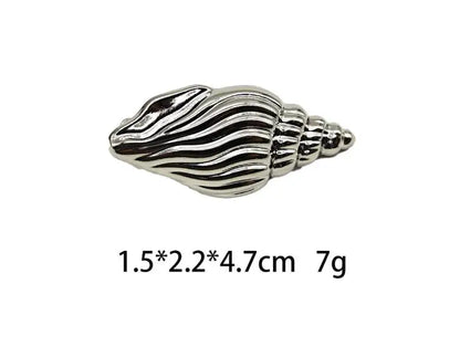 New Fashionable Europe and America Golden Starfish Shell Duckbill Hair Clip for Women Elastic Girl Hair Accessories Headwear