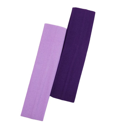 2PCS/Set Sports Yoga Hair Band Solid Running Absorb Sweat Headband For Women Men Fitness Gym Make Up Hair Accessories Headwrap