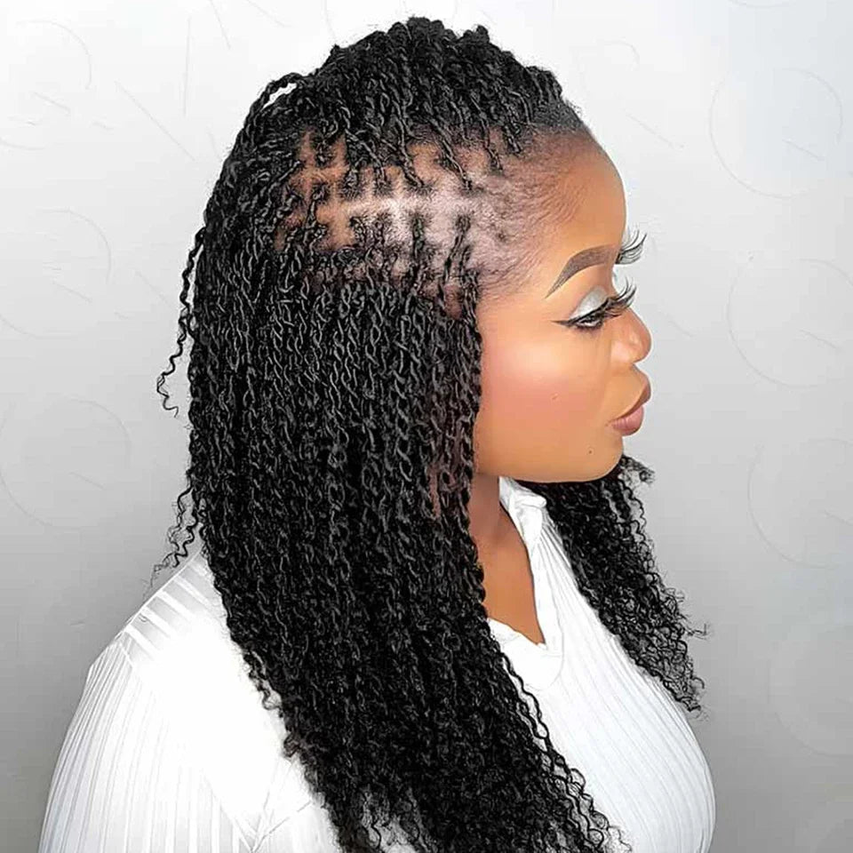 Brazilian QVR Afro Kinky Bulk Human Hair For Braiding Dreadlock Hair 50g/pc Virgin Natural Brown Black Remy Human Hair Extension