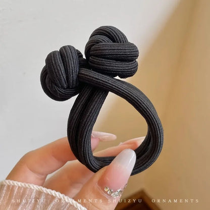 Simplicity Stretch Rubber Hair Ties for Women High Elasticity Fashion Girl Head Rope Scrunchie Hair Accessories