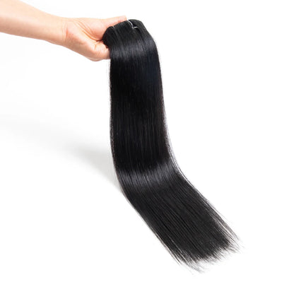 Highlight P4/27 P27/613 P6/613 P8/613 #613 Straight Clip In Hair Extensions Human Hair 7 Piece/Set In Human Hair Extensions