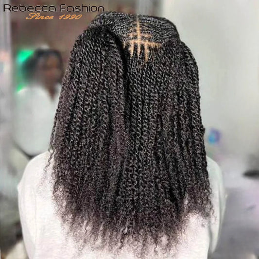 QVR Afro Kinky Bulk Human Hair Kinky Curly Bulk For Braiding DreadLock 50g/Pack Hair Extentions Natural Color No Attachment