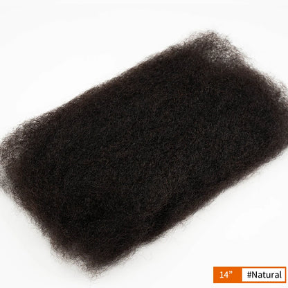 Brazilian Remy Hair Afro Kinky Bulk Human Hair for Dreadlocks Extensions Repair Locs Crochet Braid hair Afro Kinky Bulk