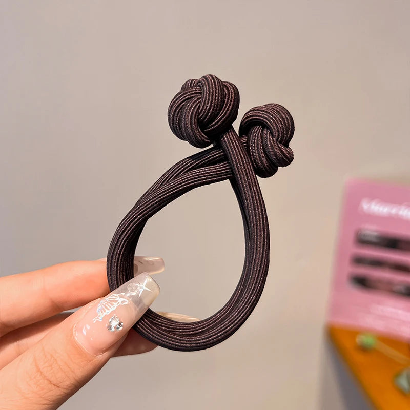 Simplicity Stretch Rubber Hair Ties for Women High Elasticity Fashion Girl Head Rope Scrunchie Hair Accessories