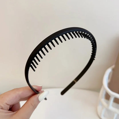 1/2 Pcs Fashion Multicolor Wave Toothed Frosted Hairbands For Women Girla Party Hair Accessories