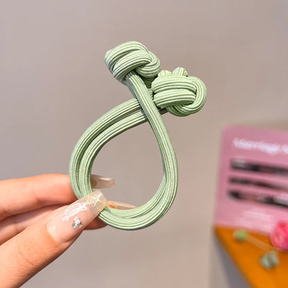 Simplicity Stretch Rubber Hair Ties for Women High Elasticity Fashion Girl Head Rope Scrunchie Hair Accessories