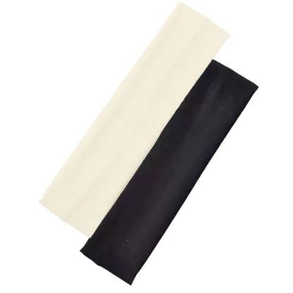 2PCS/Set Sports Yoga Hair Band Solid Running Absorb Sweat Headband For Women Men Fitness Gym Make Up Hair Accessories Headwrap