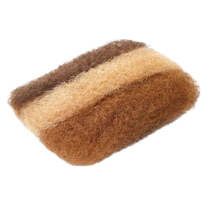 RitzWigs P4/30/27 highlight afro kinky bulk human hair for braiding, featuring a textured curly brown and blonde blend.