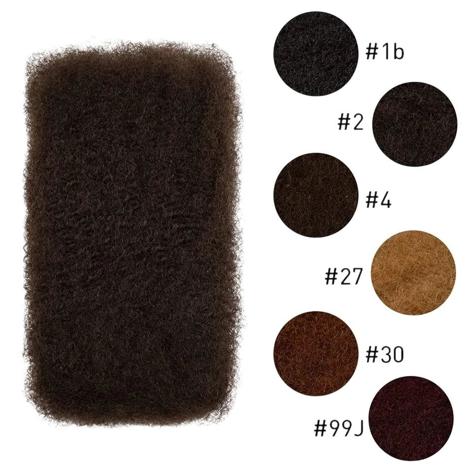RitzWigs afro kinky bulk human hair for dreadlock extensions and braiding in various natural colour shades