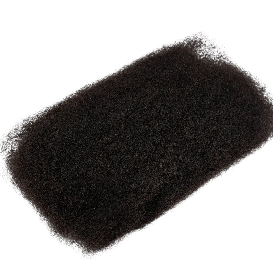 RitzWigs 100% human hair afro kinky bulk extensions with a natural dark brown texture for braiding and styling