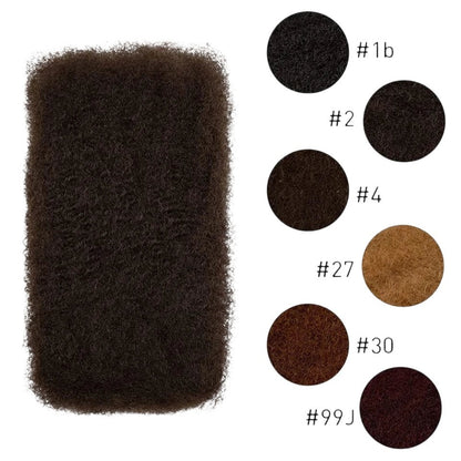 RitzWigs afro kinky bulk human hair extensions in various natural shades for braiding and protective hairstyles