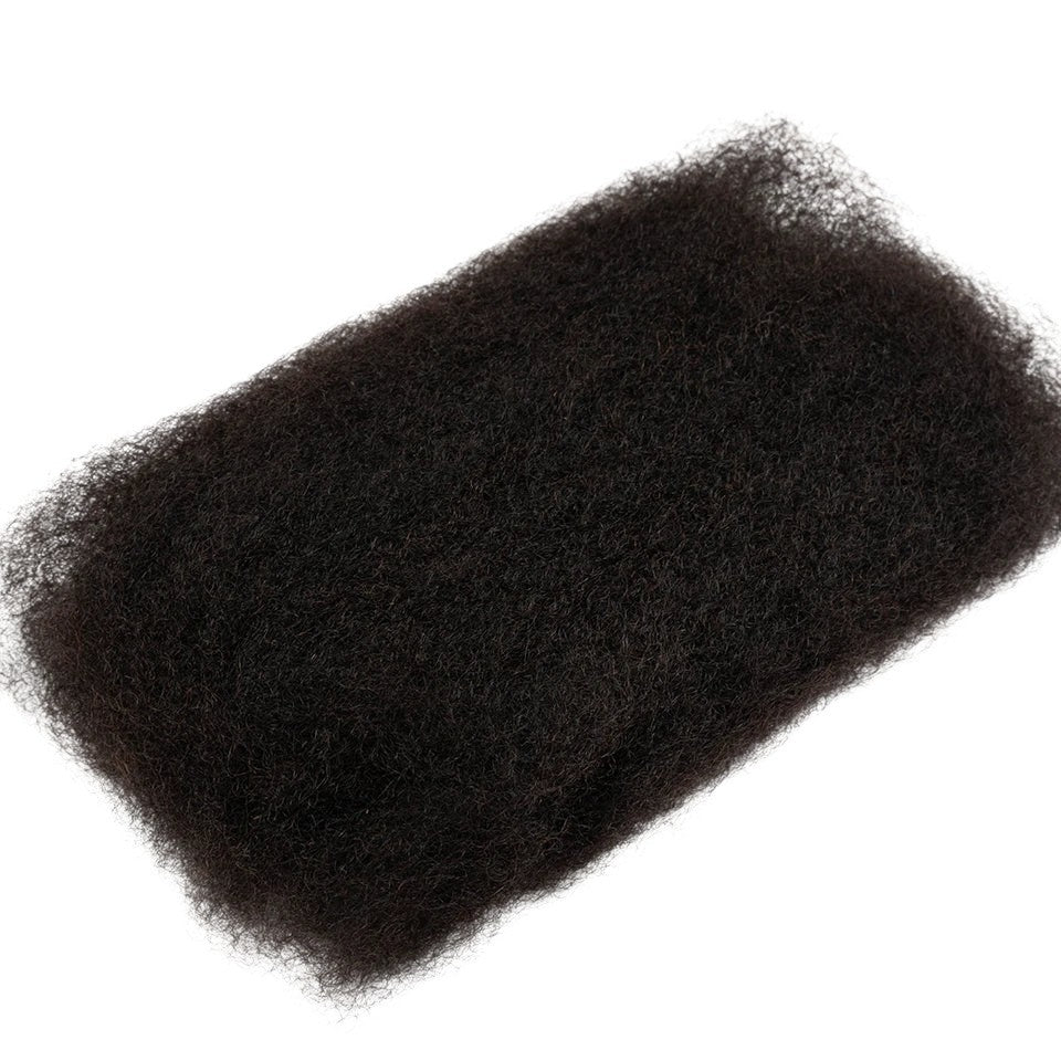 RitzWigs 14-inch natural black afro kinky bulk human hair for braiding, dreadlocks, and mini twists.