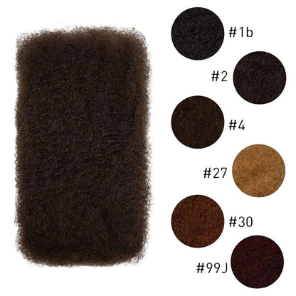 RitzWigs afro kinky bulk human hair for dreadlock extensions and braiding in various natural brown and black shades