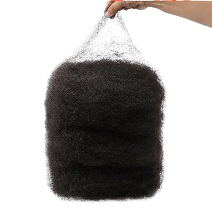 RitzWigs 100% human hair afro kinky bulk for braiding, dreadlocks, and mini twists in a natural dark texture.