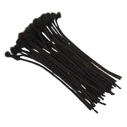 RitzWigs black kinky straight human hair dreadlock extensions for crochet braiding
