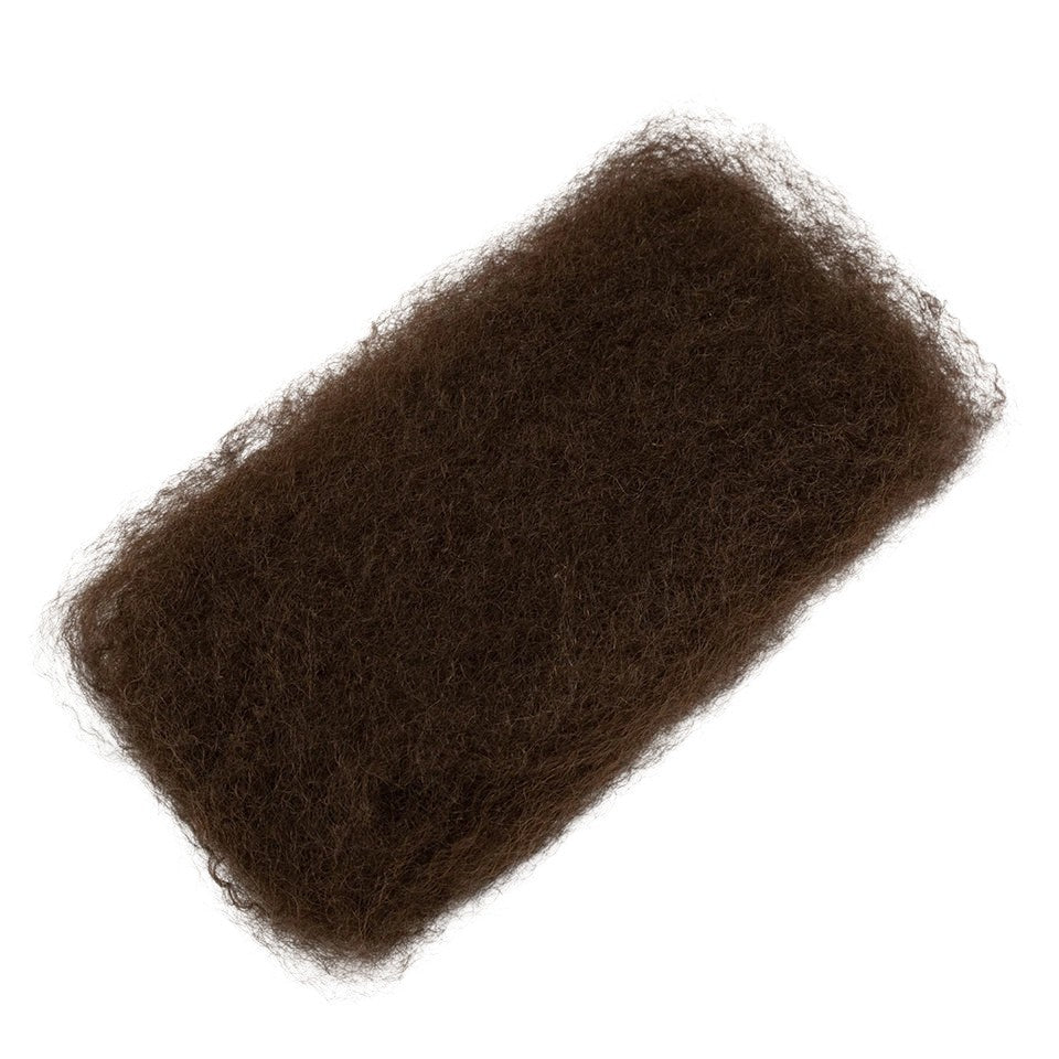 RitzWigs 14-inch dark brown afro kinky bulk human hair for dreadlock extensions and braiding