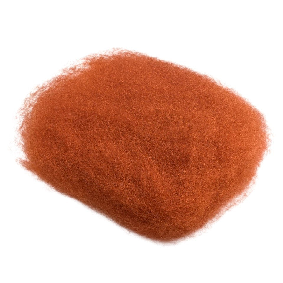 RitzWigs ginger orange afro kinky bulk human hair extensions for braiding and dreadlocks