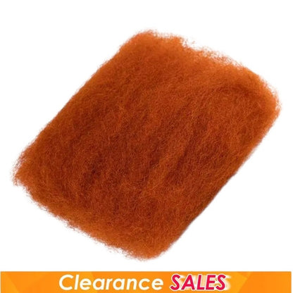 RitzWigs ginger orange afro kinky bulk human hair extensions for braiding and dreadlock styling