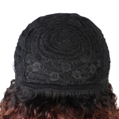 RitzWigs glueless wig cap interior with black lace construction and adjustable straps for a secure fit