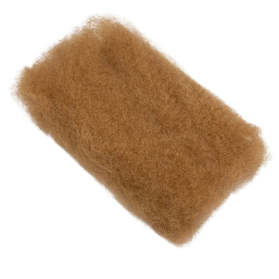 RitzWigs light brown afro kinky bulk human hair for dreadlock extensions and braiding