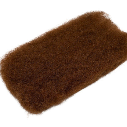 RitzWigs light brown afro kinky bulk human hair for dreadlock extensions and braiding in a 14-inch pack