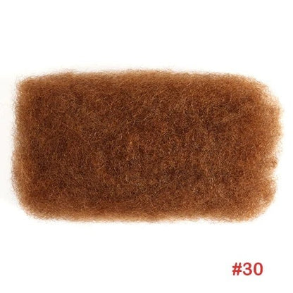 RitzWigs light brown afro kinky curly human hair bulk bundle for braiding